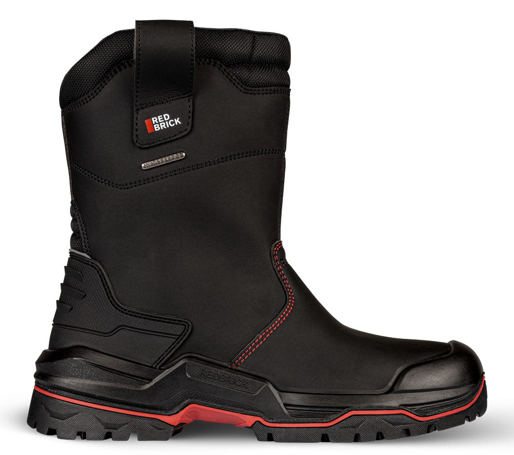 Redbrick Safety Sneakers Pulse Laarzen Black Boot S7S Hoog model zwart