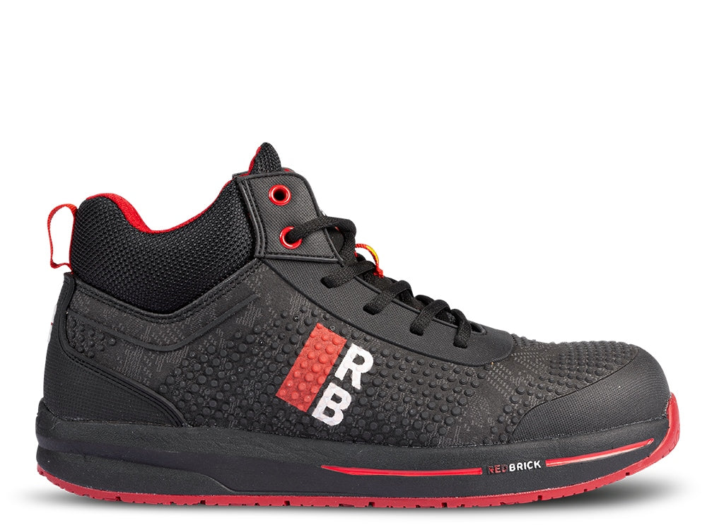 Redbrick Safety Sneakers Motion Werkschoen Comet High AF hoog S3 antraciet
