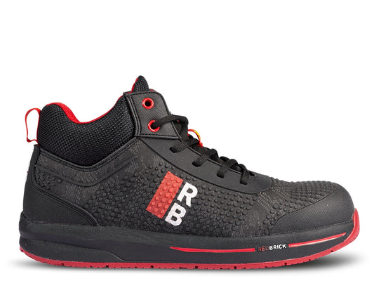 Redbrick Safety Sneakers Motion Werkschoen Comet High AF hoog S3 antraciet