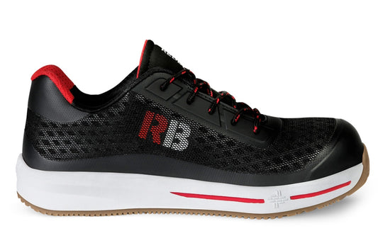 Redbrick Safety Sneakers Motion Werkschoen Sierra Lichtgewicht zwart-rood