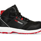 Redbrick Safety Sneakers Pulse Schoenen Overnose Low S3 Hoog model zwart
