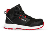Redbrick Safety Sneakers Pulse Schoenen Overnose Low S3 Hoog model zwart