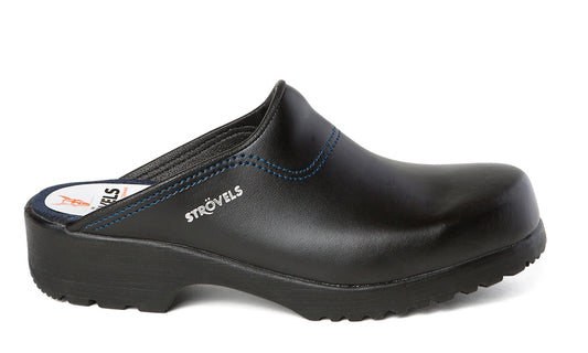 Strövels Klompen Flex 923 Buigzame zool- PU zwart