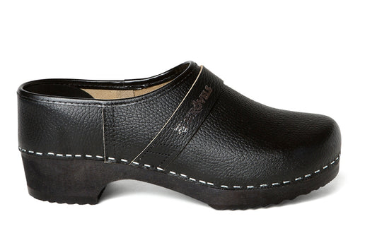 Strövels Klompen 502 Dichte hiel zwart
