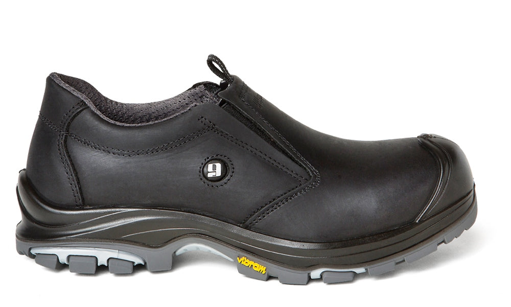 Grisport STS Schoenen Camino Veilige neus- zool Instapper- overneus zwart-zilver