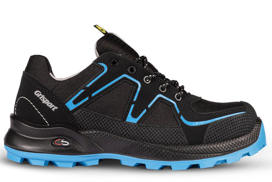 Grisport Cross Safety Schoenen Enduro Veilige neus- zool ESD- antistatisch grijs-blauw