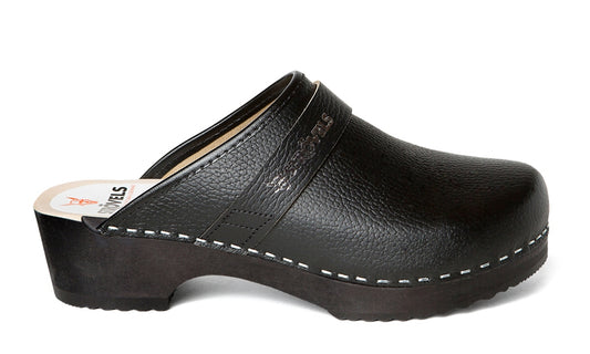Strövels Klompen 501 Houten zool zwart