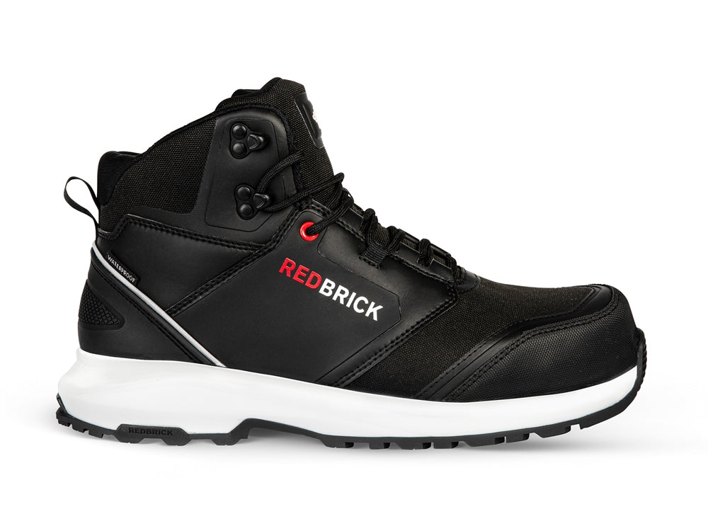 Redbrick Safety Sneakers Pulse Werkschoen Waterproof High S3 hoog zwart