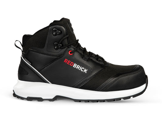 Redbrick Safety Sneakers Pulse Werkschoen Waterproof High S3 hoog zwart