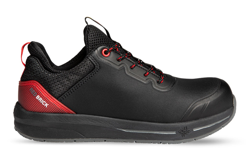 Redbrick Safety Sneakers Motion Werkschoen Fuse Lichtgewicht Waterbestendig zwart