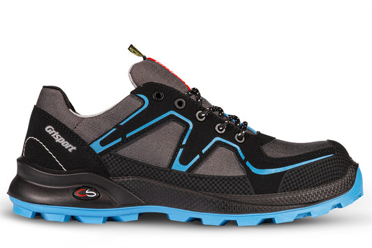 Grisport Cross Safety Dames Schoenen Serena Veilige neus- zool ESD- antistatisch grijs-blauw