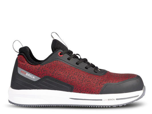 Redbrick Safety Sneakers Motion Werkschoen Spirit AF laag S1P rood