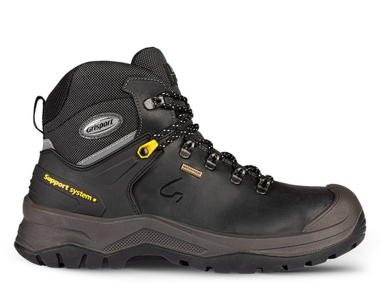 Grisport Schoenen 70211C Beschermende neus- zool Overneus Waterdicht zwart