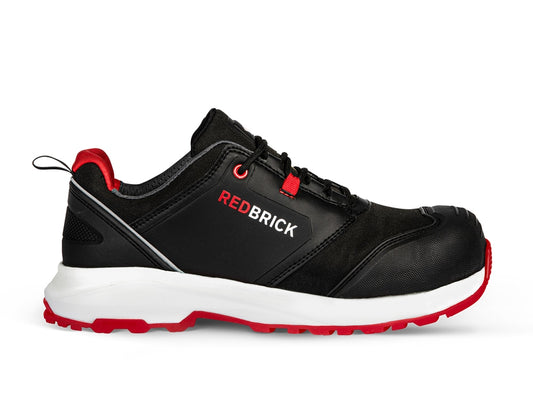 Redbrick Safety Sneakers Pulse Schoenen Overnose Low S3 Laag model zwart