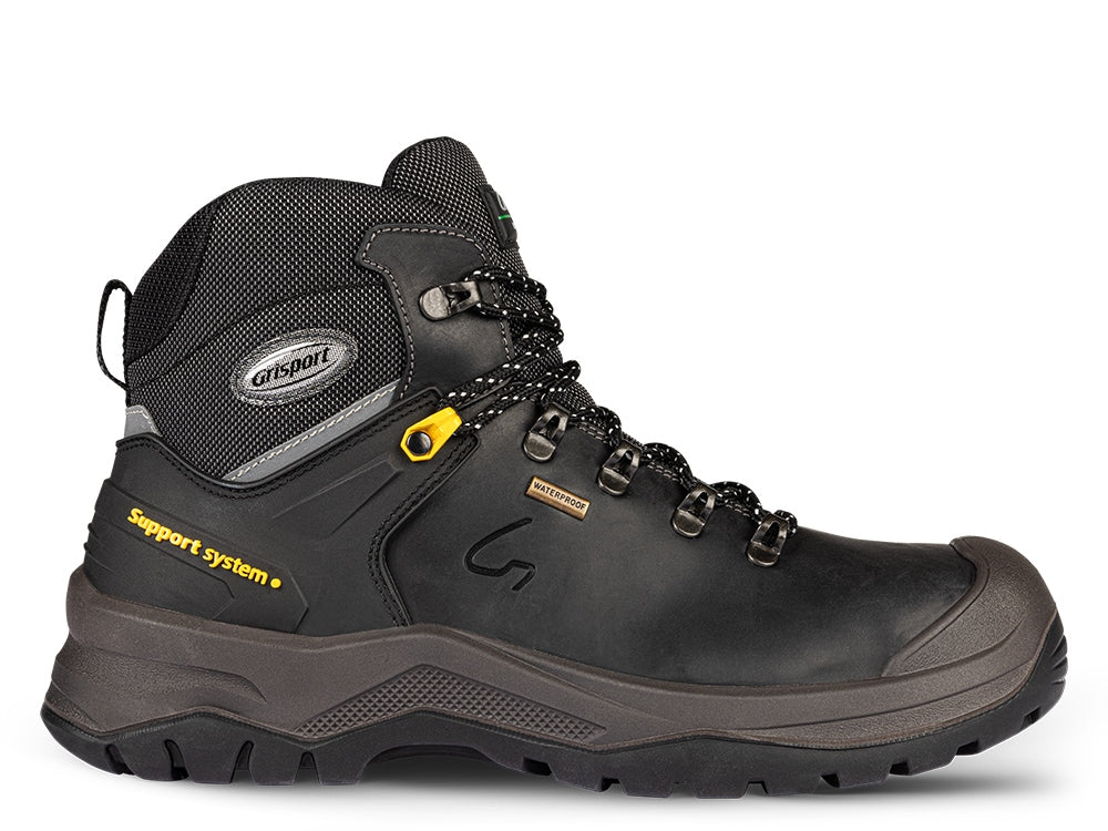 Grisport Schoenen 70211C Beschermende neus- zool Overneus Waterdicht zwart
