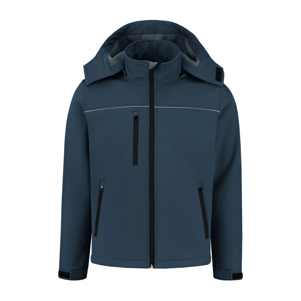Noname Softshelljas SS100 marineblauw(NAVY)