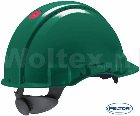 3M Peltor Helmen G3000DUV ABS UV- sensor Ventilatie Omkeerbaar binnenwerk groen