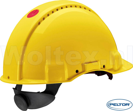 3M Peltor Helmen G3000NUV ABS UV- sensor Ventilatie Omkeerbaar binnenwerk geel