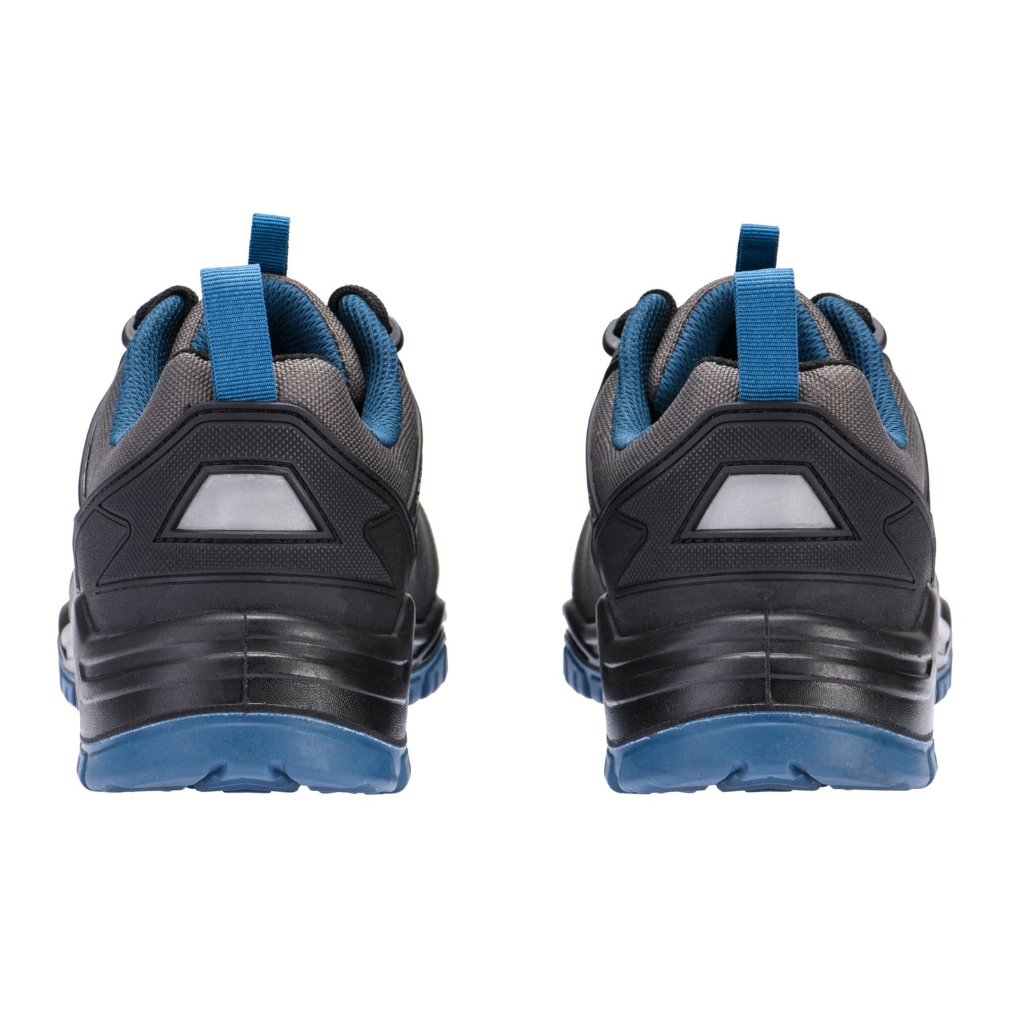 Portwest veiligheidsschoenen FE11 zwart blauw achterzijde