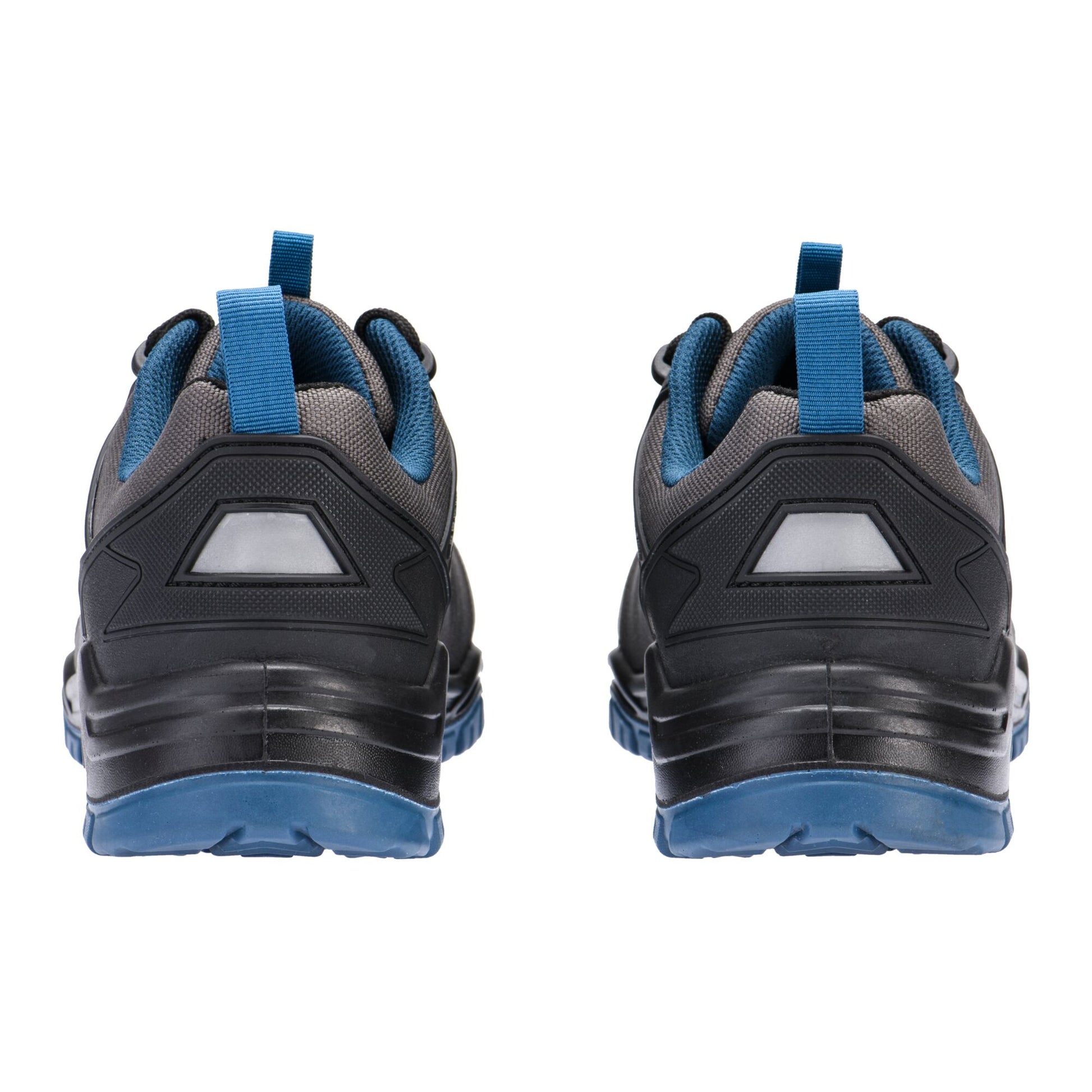 Portwest veiligheidsschoenen FE11 zwart blauw achterzijde