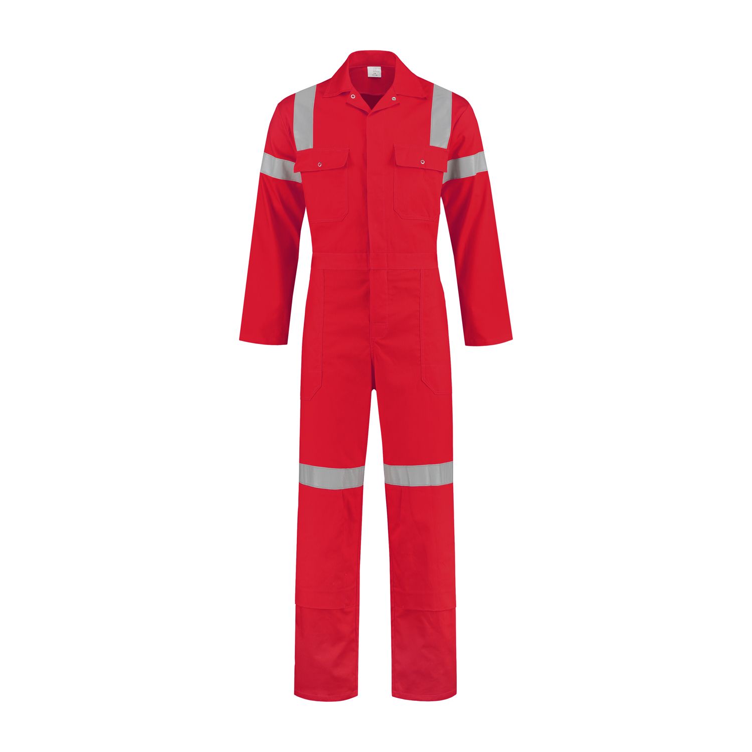 Noname Overalls HZO100 Met reflectieband rood(ROOD)