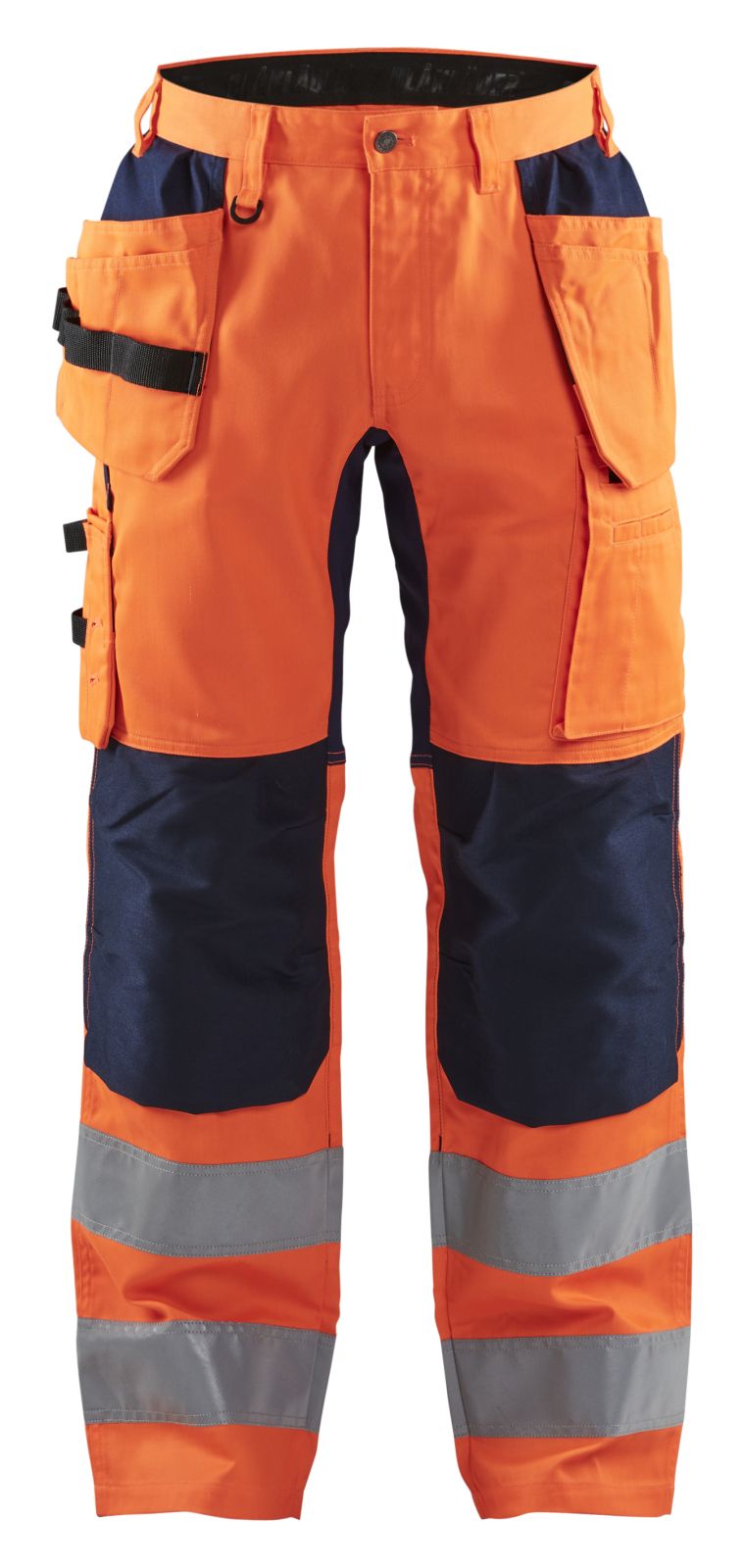 Blaklader Broeken 15521811 HiVis fluo oranje-marineblauw(5389)