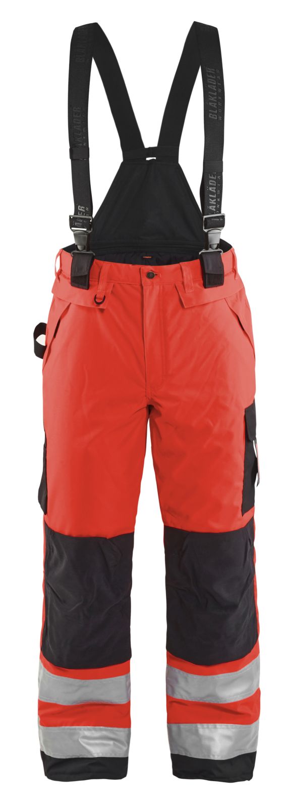 Blaklader Broeken 18851977 HiVis fluo rood-zwart(5599)