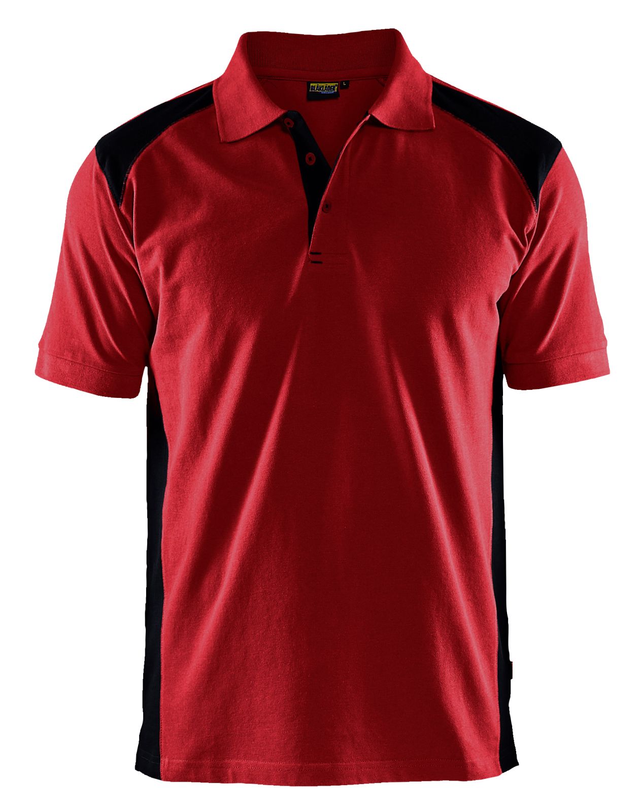 Blaklader Poloshirts 33241050 rood-zwart(5699)