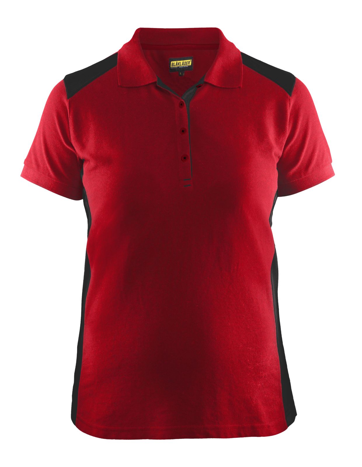 Blaklader Poloshirts 33901050 rood-zwart(5699)