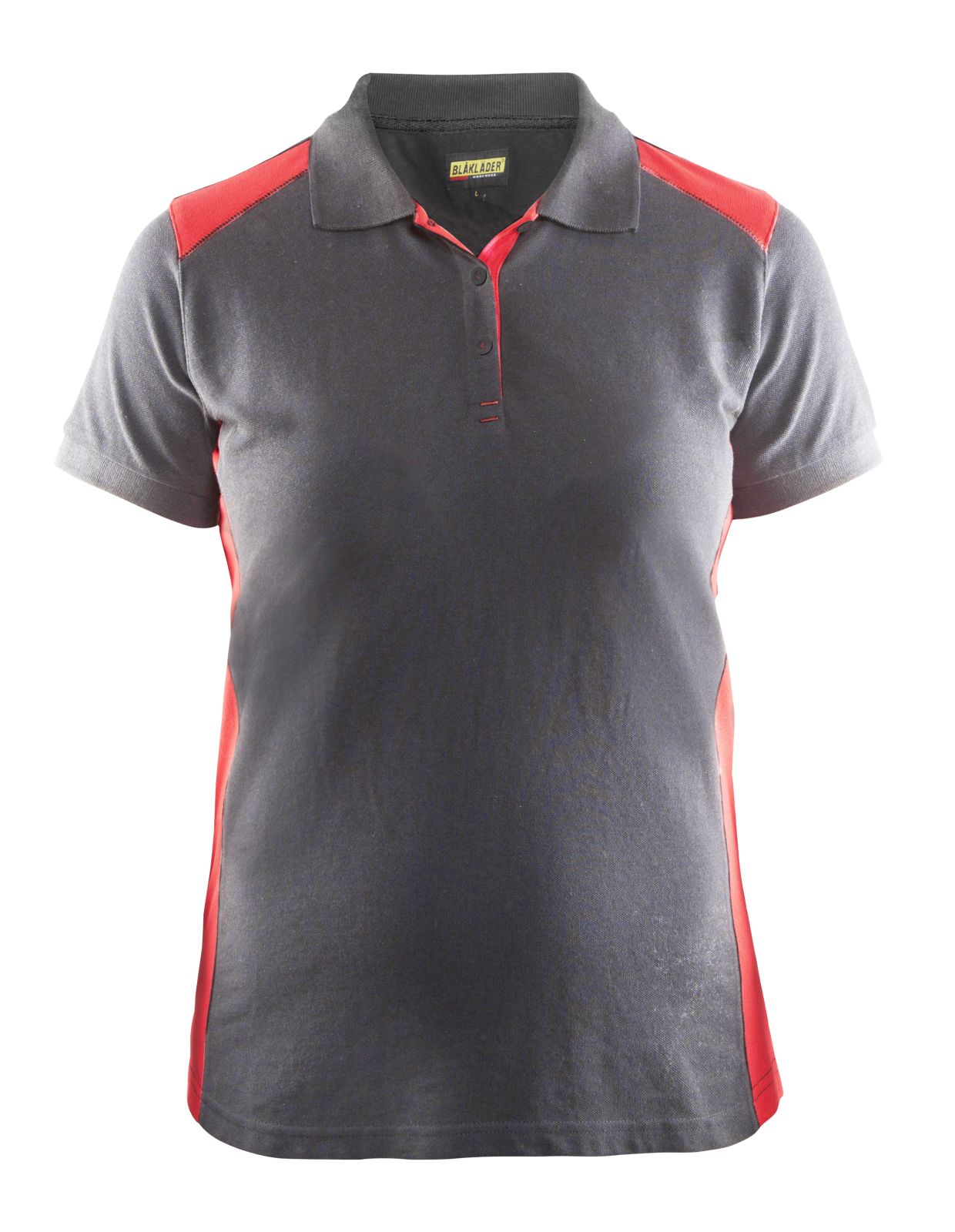 Blaklader Poloshirts 33901050 grijs-rood(9456)