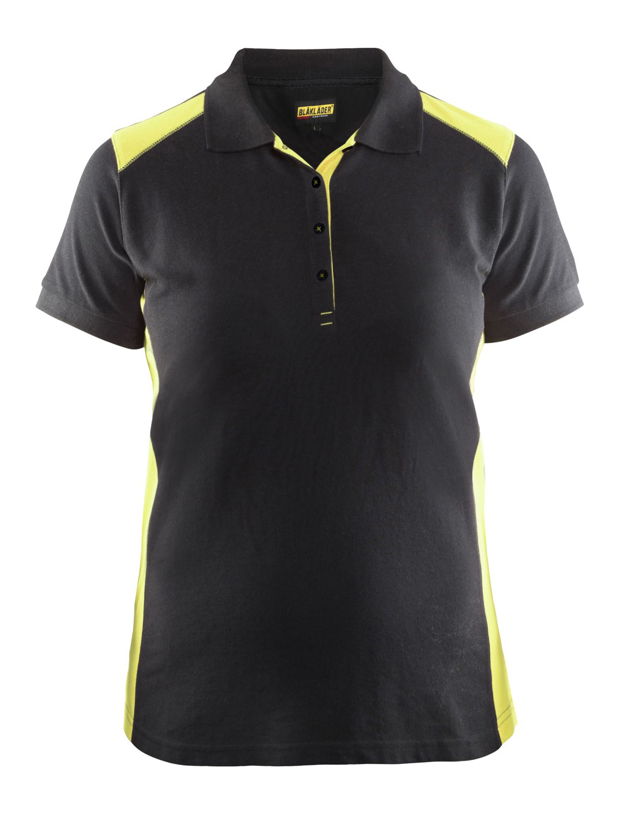 Blaklader Poloshirts 33901050 zwart-geel(9933)