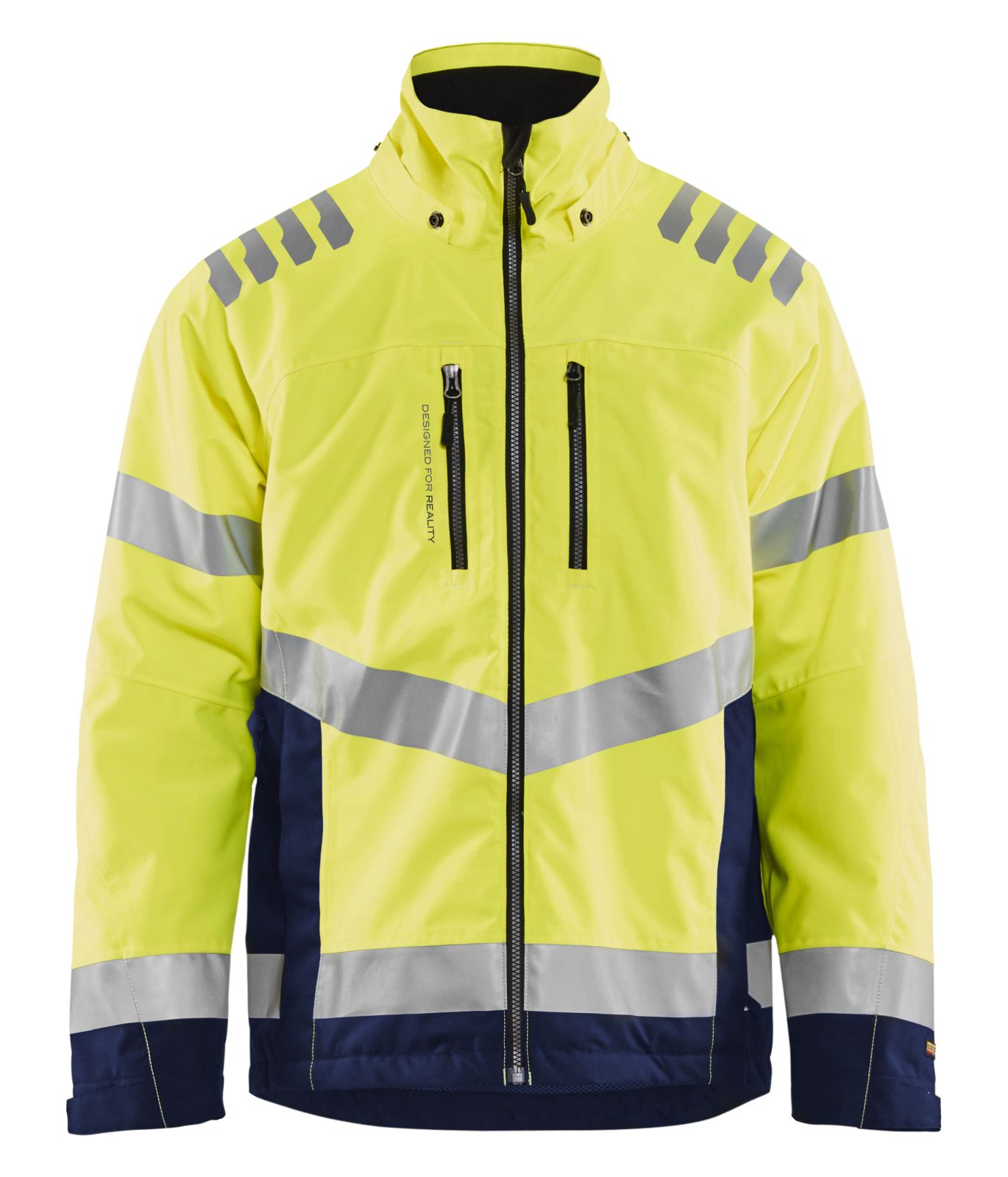 Blaklader Jassen 47801977 HiVis fluo geel-marineblauw(3389)