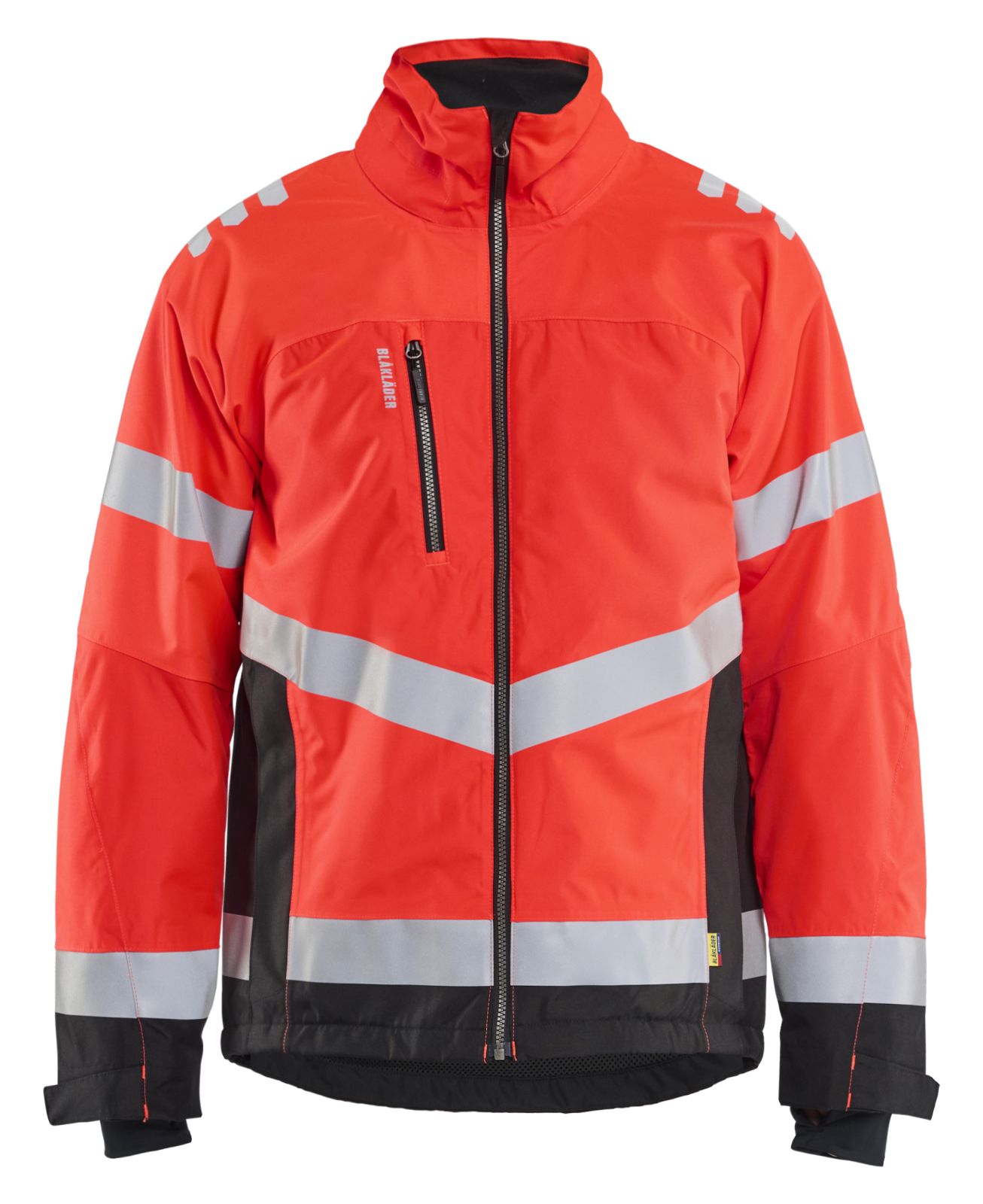 Blaklader Jassen 47801977 HiVis fluo rood-zwart(5599)