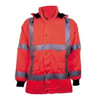 M-Wear Jassen 0996 HiVis- RWS Uitneembare voering Waterafstotend fluo-oranje